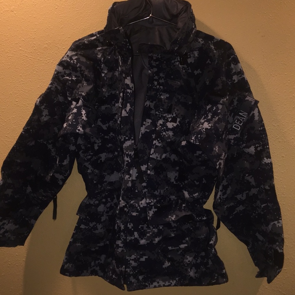 Navy Digital Pattern - image 1